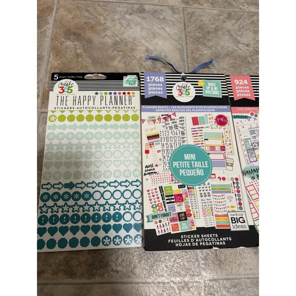 Happy Planner Sticker Lot of 5 Sticker Books